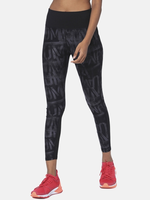 

Puma Women Black Printed Tights
