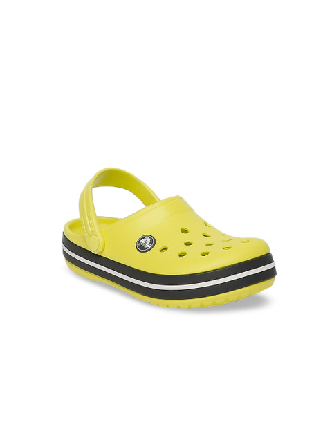 

Crocs Unisex Yellow Solid Clogs