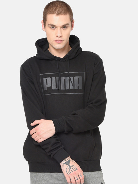 

Puma Men Black Printed Emboxxed Hoodie Sweatshirt