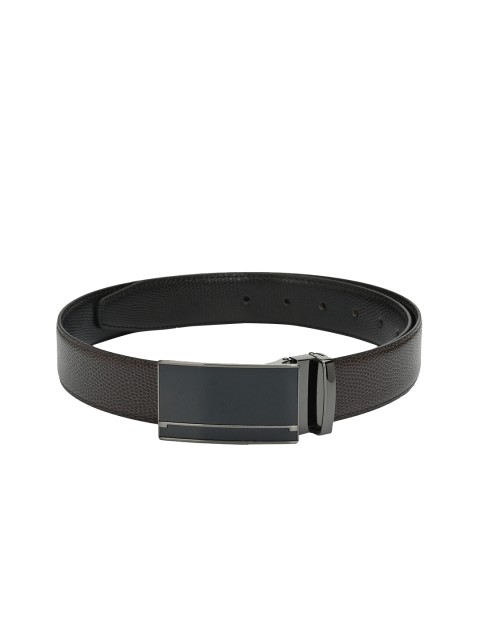 

Calvadoss Men Brown Textured Belt