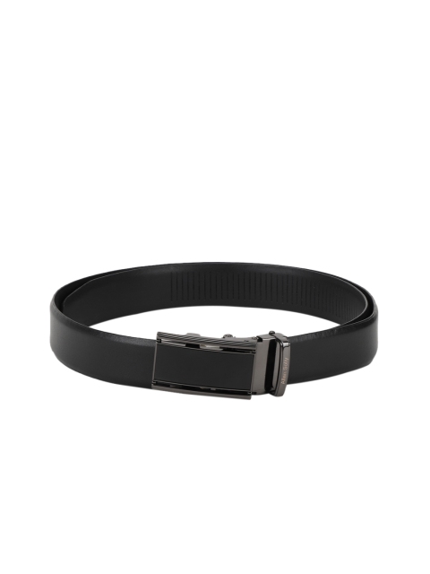 

Allen Solly Men Black Solid Leather Belt