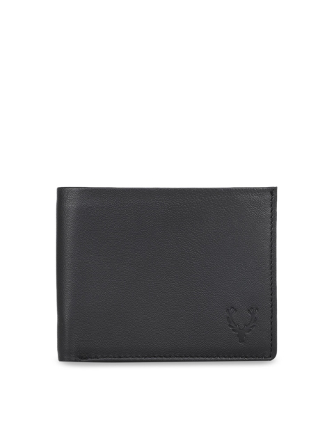 

Allen Solly Men Black Solid Two Fold Wallet