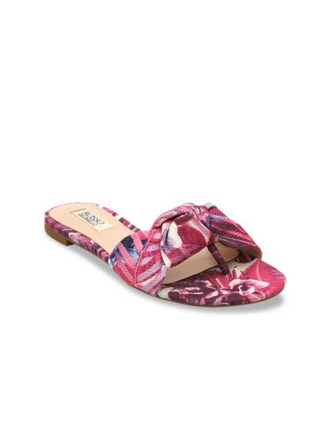 

ROSSO BRUNELLO Women Pink Printed Open Toe Flats