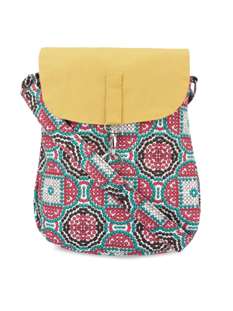 

Vivinkaa Multicoloured Printed Sling Bag, Multi
