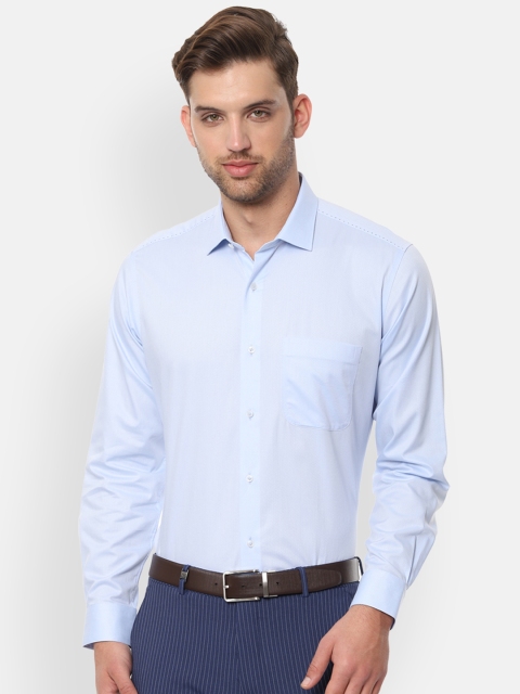 

Van Heusen Men Blue Regular Fit Solid Formal Shirt