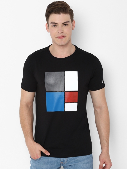 

Allen Solly Sport Men Black Printed Round Neck T-shirt