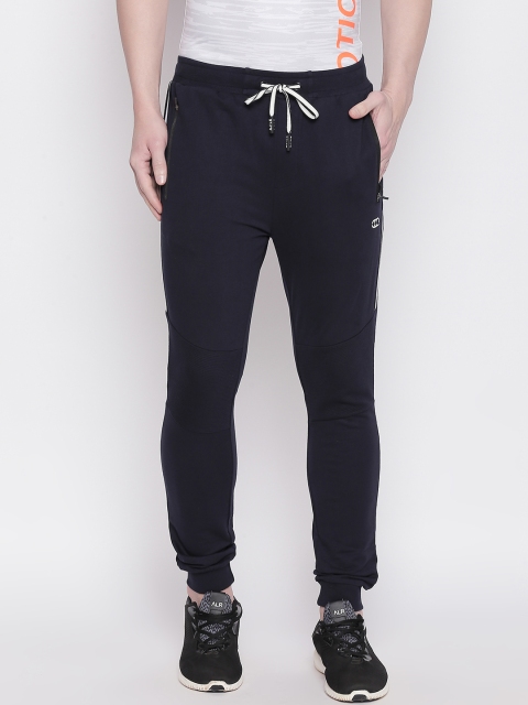 

Ajile by Pantaloons Men Navy Blue Solid Track Pants