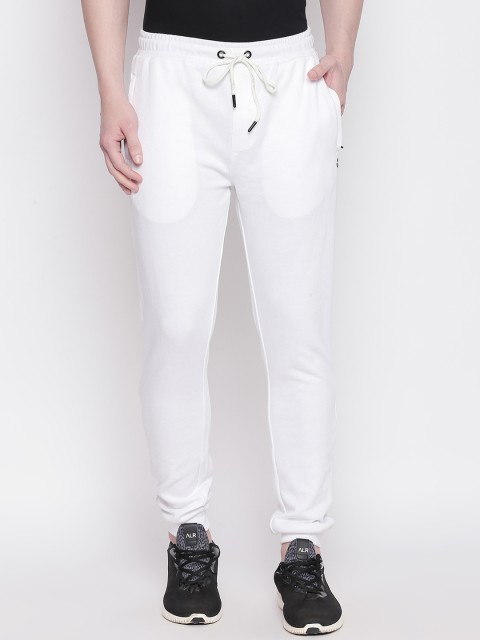 

Ajile by Pantaloons Men White Solid Slim-Fit Joggers