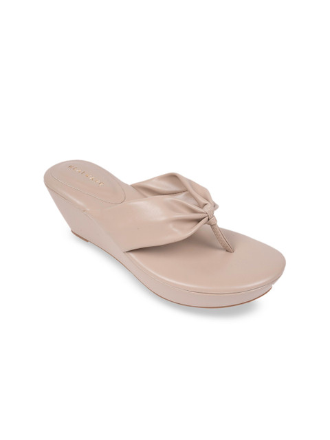 

HEATWAVE Women Beige Solid Wedges