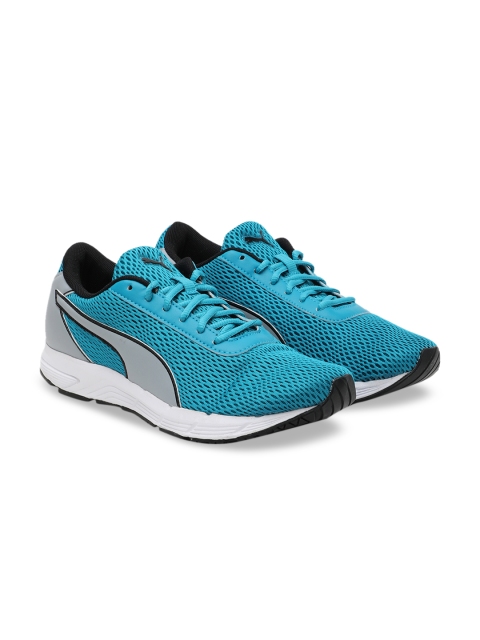 

Puma Women Blue Textile Metal Knit IDP Wn s Caribbean Sea Running Shoes