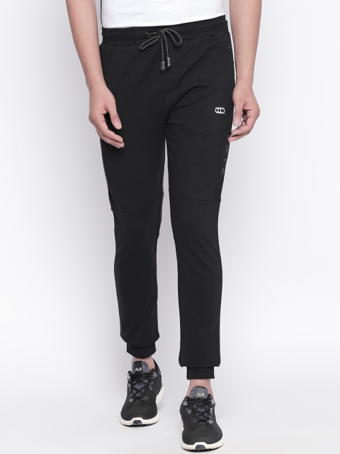

Ajile by Pantaloons Men Black Solid Slim-Fit Joggers