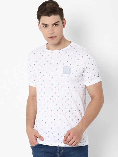 

Allen Solly Sport Men White Printed Round Neck T-shirt