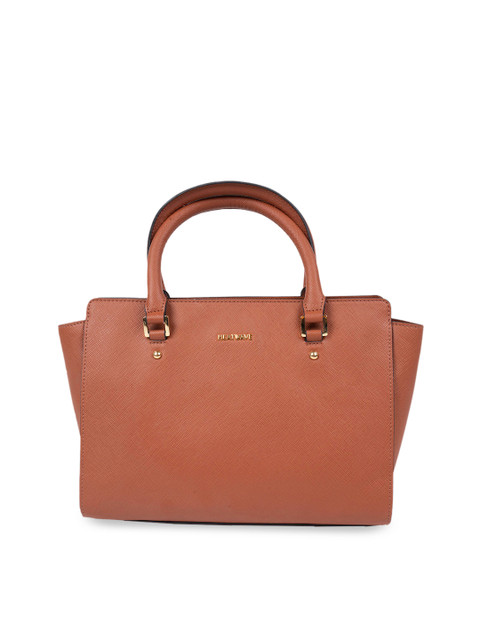 

HEATWAVE Brown Solid Handheld Bag