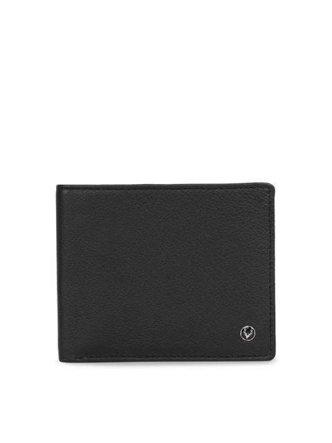 

Allen Solly Men Black Solid Two Fold Wallet