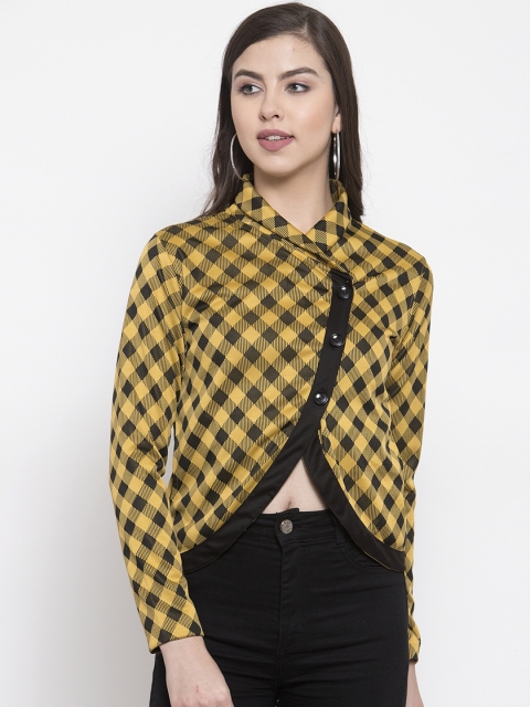 

The Sandbox Clothing Co. Women Black Solid Acrylic Windcheater Jacket