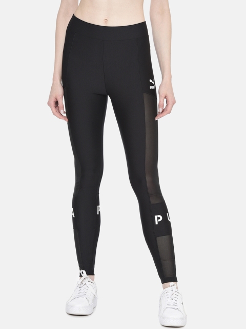 

Puma Women Black Solid XTG Tights