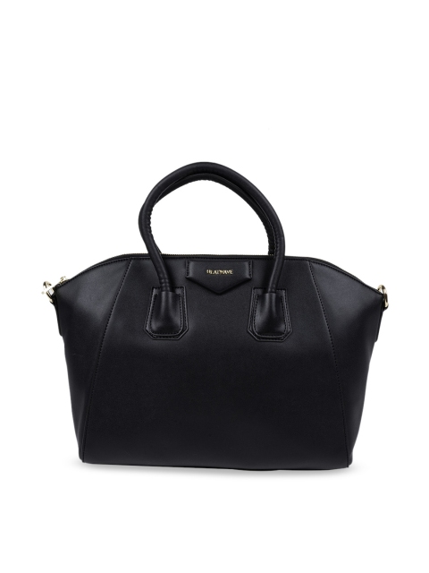 

HEATWAVE Black Solid Handheld Bag