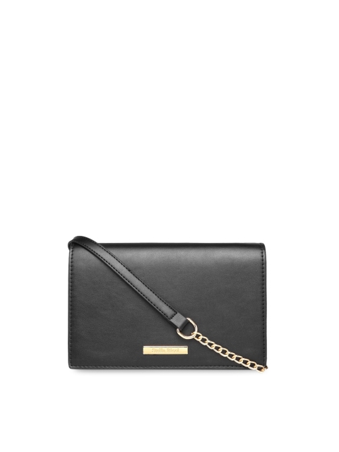Stella Ricci Black Solid Sling Bag