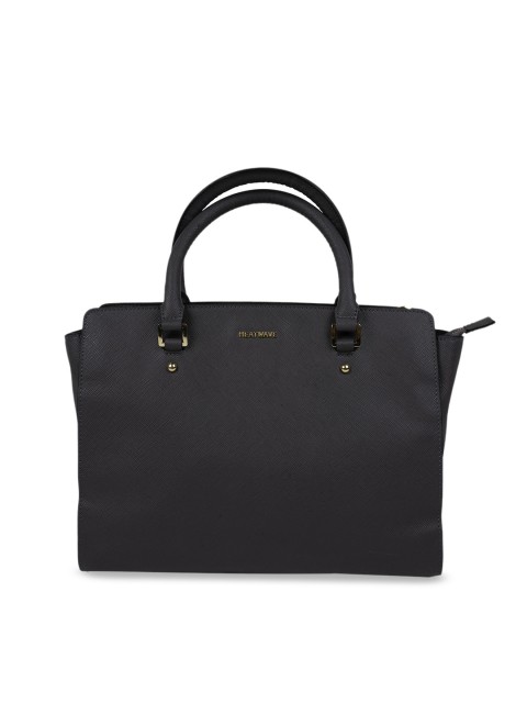 

HEATWAVE Charcoal Solid Handheld Bag