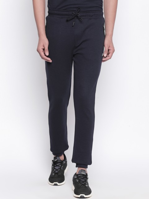 

Ajile by Pantaloons Men Navy Blue Solid Slim-Fit Joggers