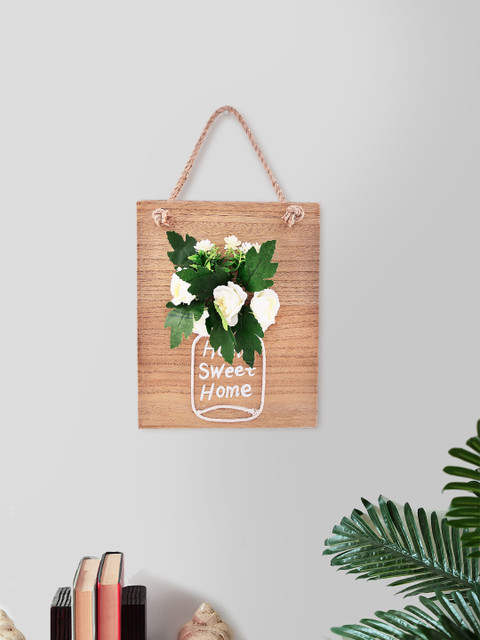 

Archies Love Gifts Beige & Cream-Coloured Wall Decor With Artificial Flower