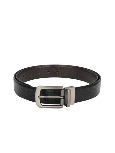 

Calvadoss Men Black & Brown Reversible Textured Belt