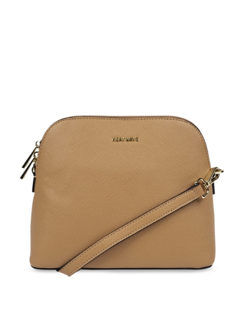 

HEATWAVE Beige Solid Sling Bag