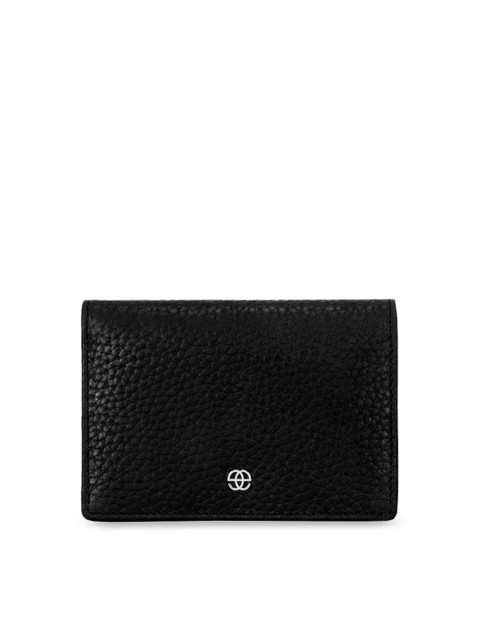 

Eske Men Black Solid Leather Card Holder