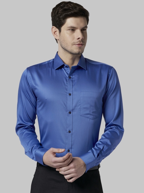

Park Avenue Men Blue Slim Fit Solid Formal Shirt