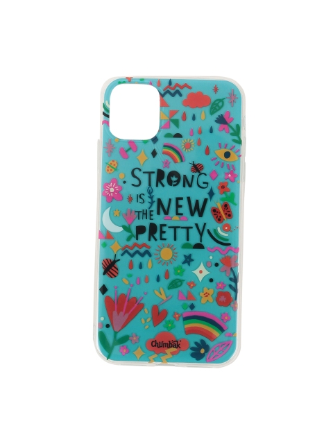 

Chumbak Blue & Pink Printed iPhone XI Pro Mobile Case Cover