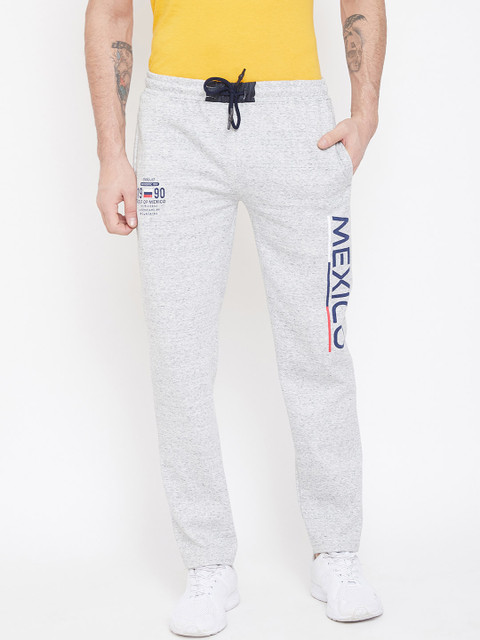 

Duke Men Grey Printed Track Pants