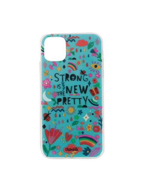 

Chumbak Blue & Pink Printed iPhone XI Pro Max Mobile Case Cover