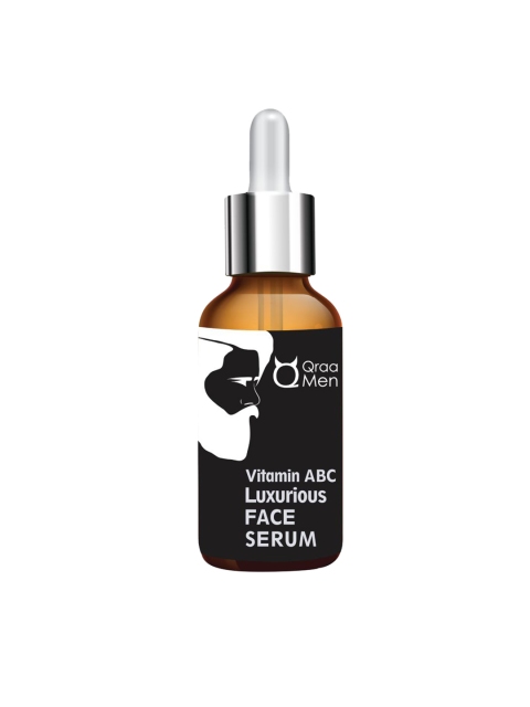 

Qraa Men Detoxifying Face Serum, Black