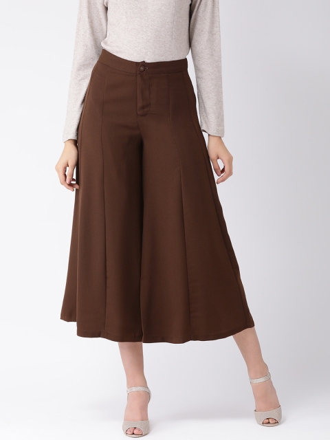 

Latin Quarters Women Brown Solid Regular Fit Culottes