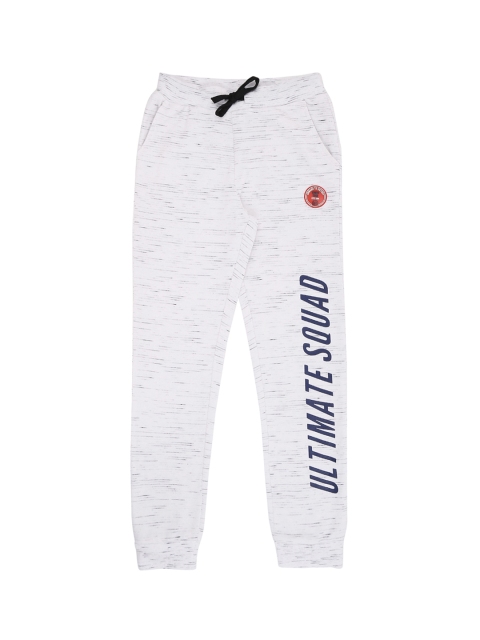 

Pantaloons Junior Boys White Printed Joggers