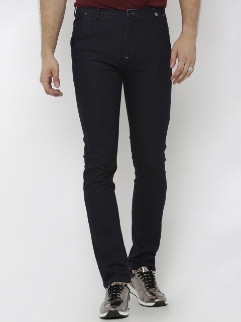 

Rex Straut Jeans Men Blue Slim Fit Solid Regular Trousers