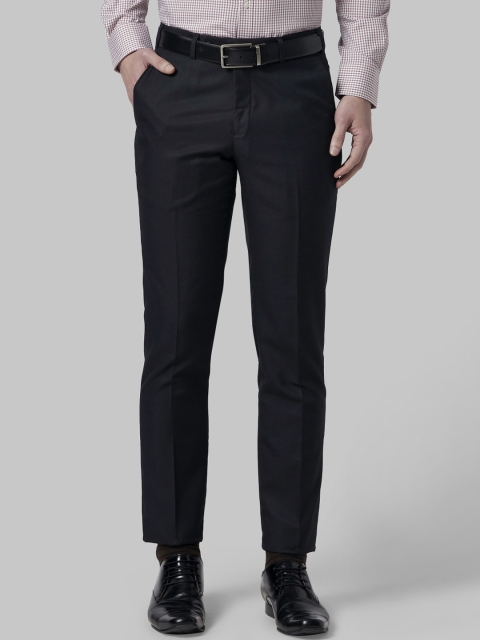 

Park Avenue Men Blue Regular Fit Solid Regular Trousers