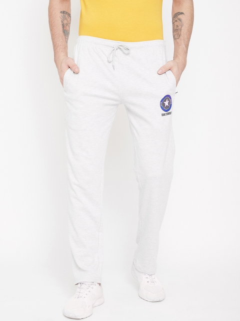 

Duke Men Grey Self-Design Track Pants