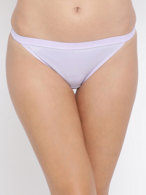 

Clovia Women Blue Solid Low-Rise Bikini Briefs PN3386A12S