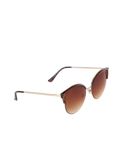 

Daniel Klein Women Brown Cateye Sunglasses DK4256P-C2