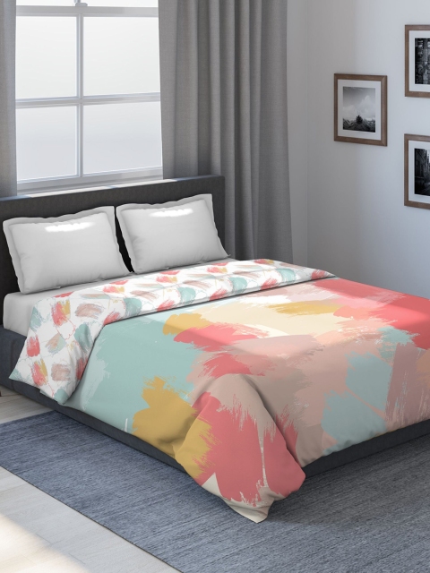 

DDecor Multicoloured Abstract Mild Winter 150 GSM Double Bed Comforter, Multi