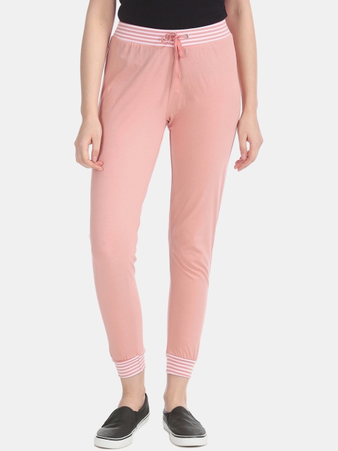 

Sugr Women Pink Solid Cropped Joggers