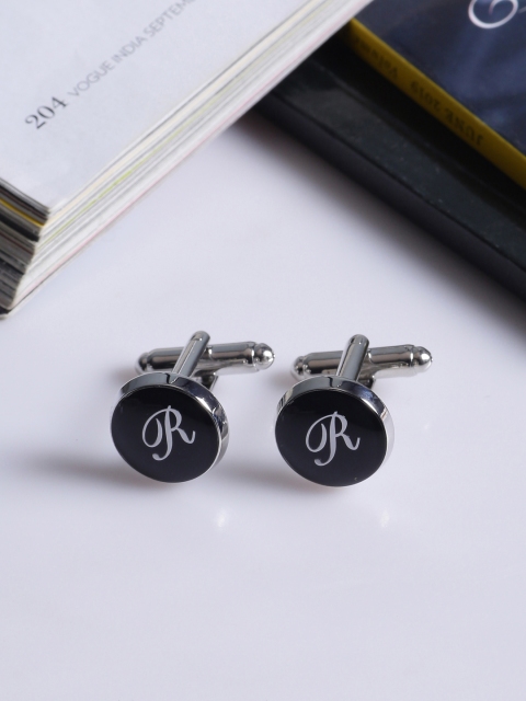 

Tistabene Black Round Cufflinks