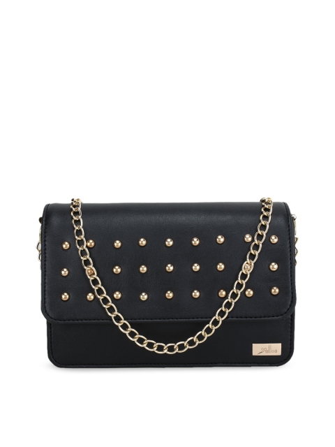 

yelloe Black Embellished Sling Bag