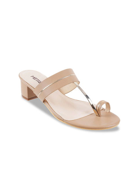 

Metro Women Beige Solid Heels