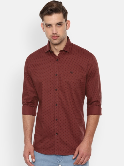 

Van Heusen Sport Men Brown Slim Fit Printed Casual Shirt