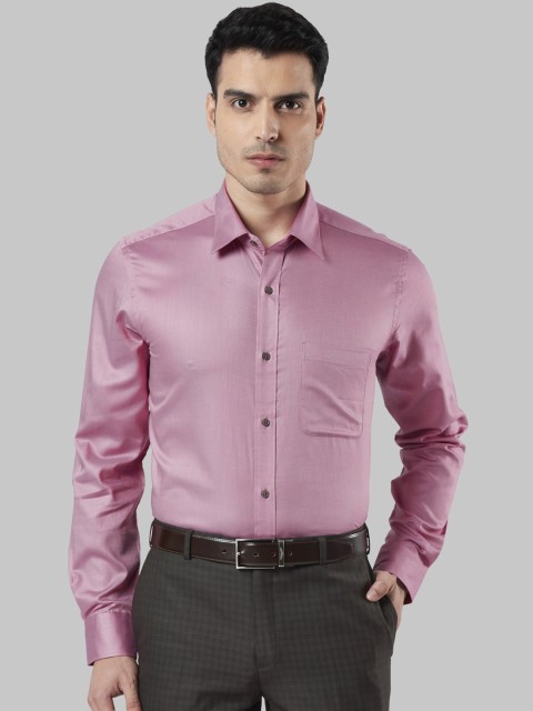 

Raymond Men Pink Regular Fit Solid Formal Shirt