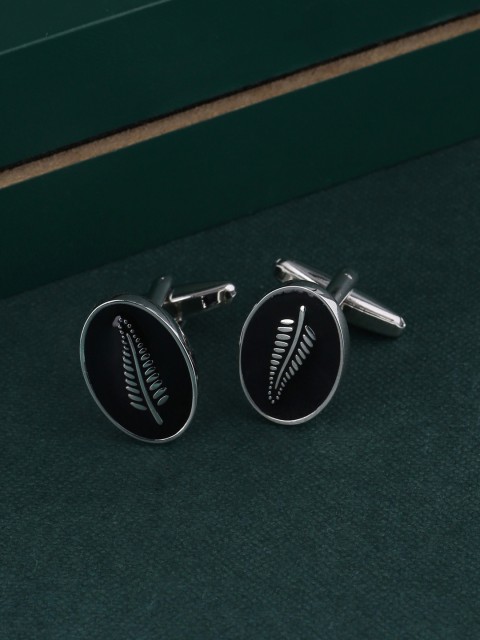 

Tistabene Black Oval Cufflinks
