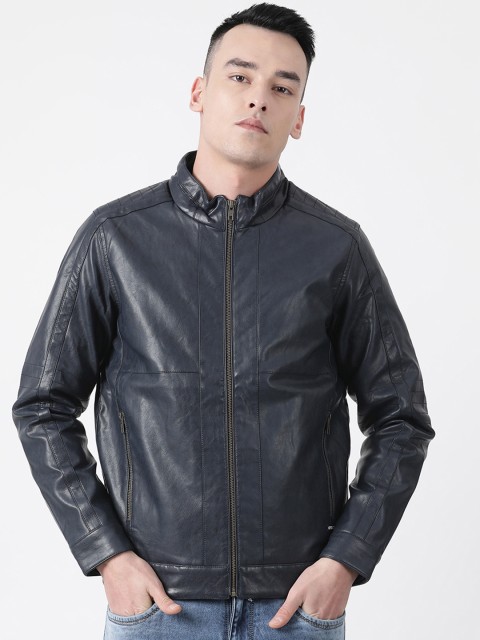 

Cloak & Decker by Monte Carlo Men Blue Solid Padded Jacket, Navy blue