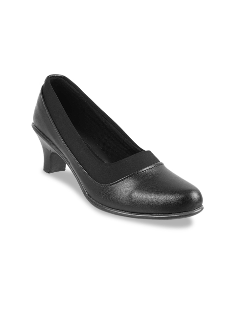 

Metro Women Black Solid Pumps